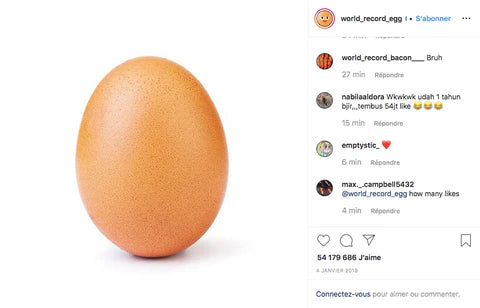 Les 20 photos qui ont le plus de Like sur Instagram en 2023